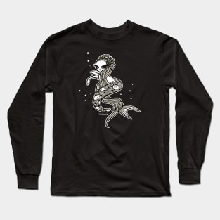 Hell Mermaid Black Long Sleeve T-Shirt
